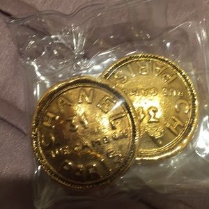 Authentic Chanel clip on earrings